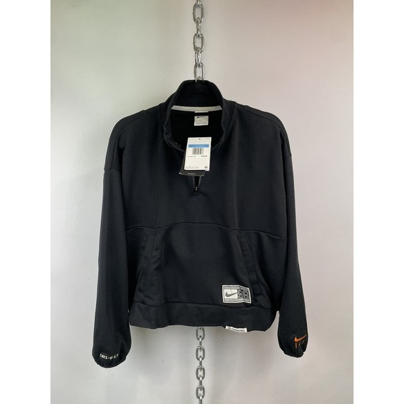 Nike Dri-FIT Swoosh Fly Womens 1/4-Zip Basketball Sweatshirt - Picture 5 of 9